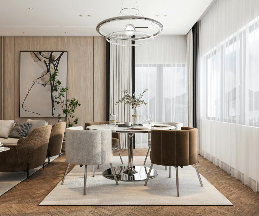 The Perfect Dining Area in Your Living Room.